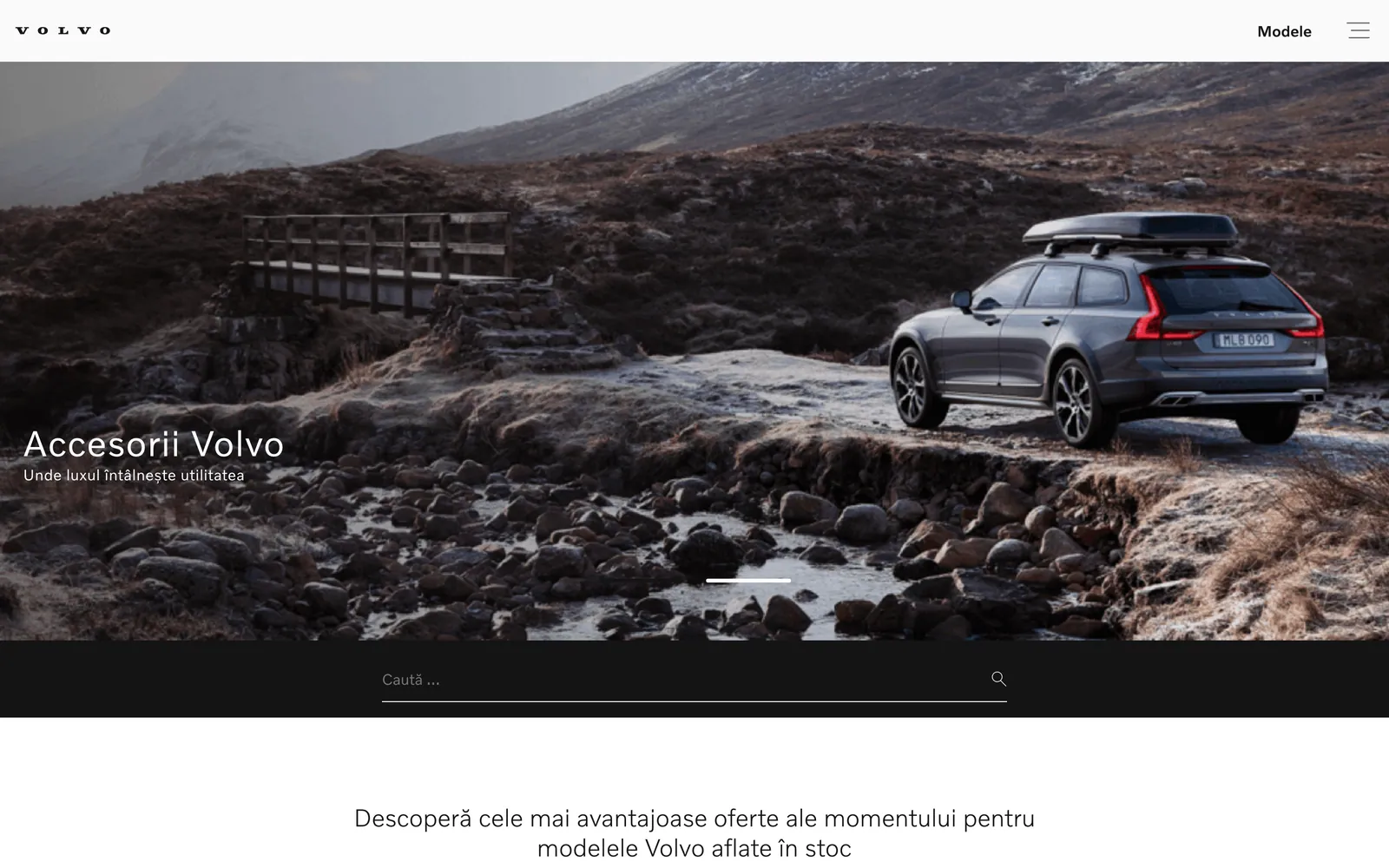 Oferte Volvo home page with current dealer offers